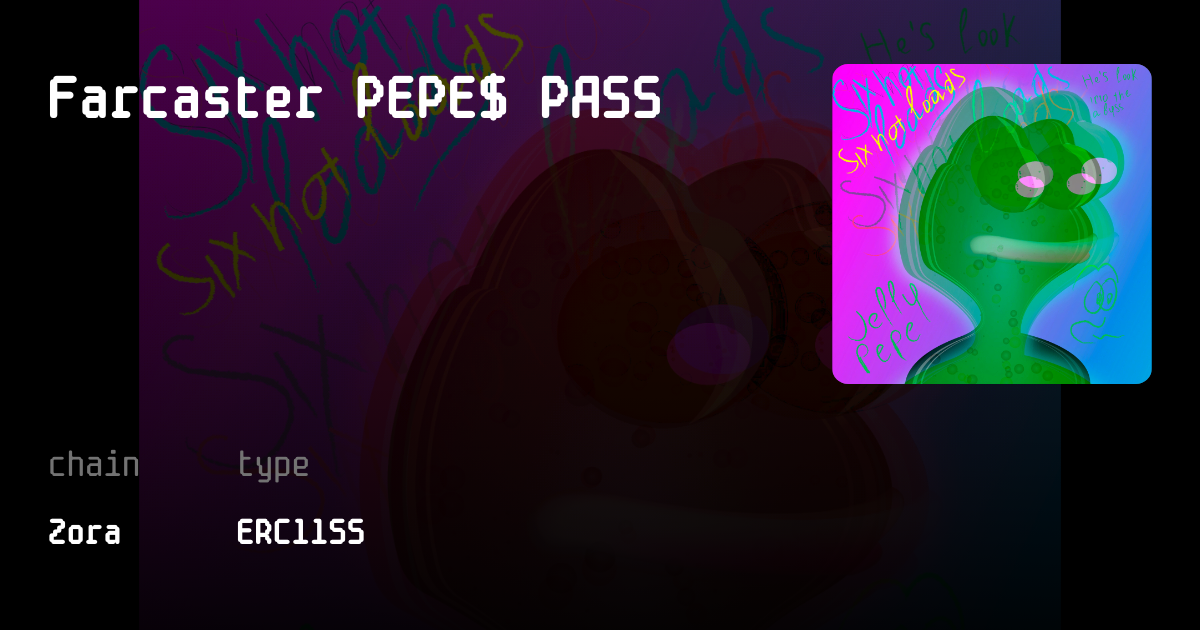 Farcaster Pepe Pass Mint Fun