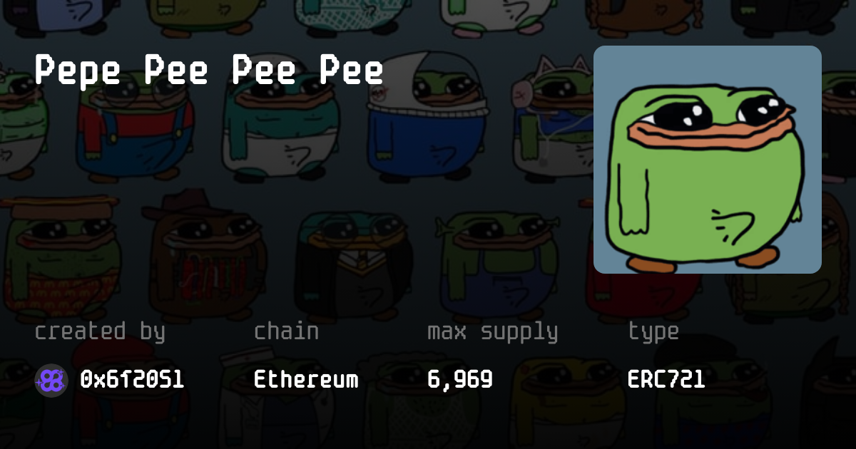 Pepe Pee Pee Pee | mint.fun